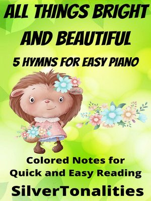 cover image of All Things Bright and Beautiful for Easy Piano